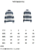 Gestreiftes Strickpolohemd – Herren