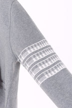 Graue Strickjacke aus Wolle, unifarben – Herren