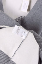 Graue Strickjacke aus Wolle, unifarben – Herren