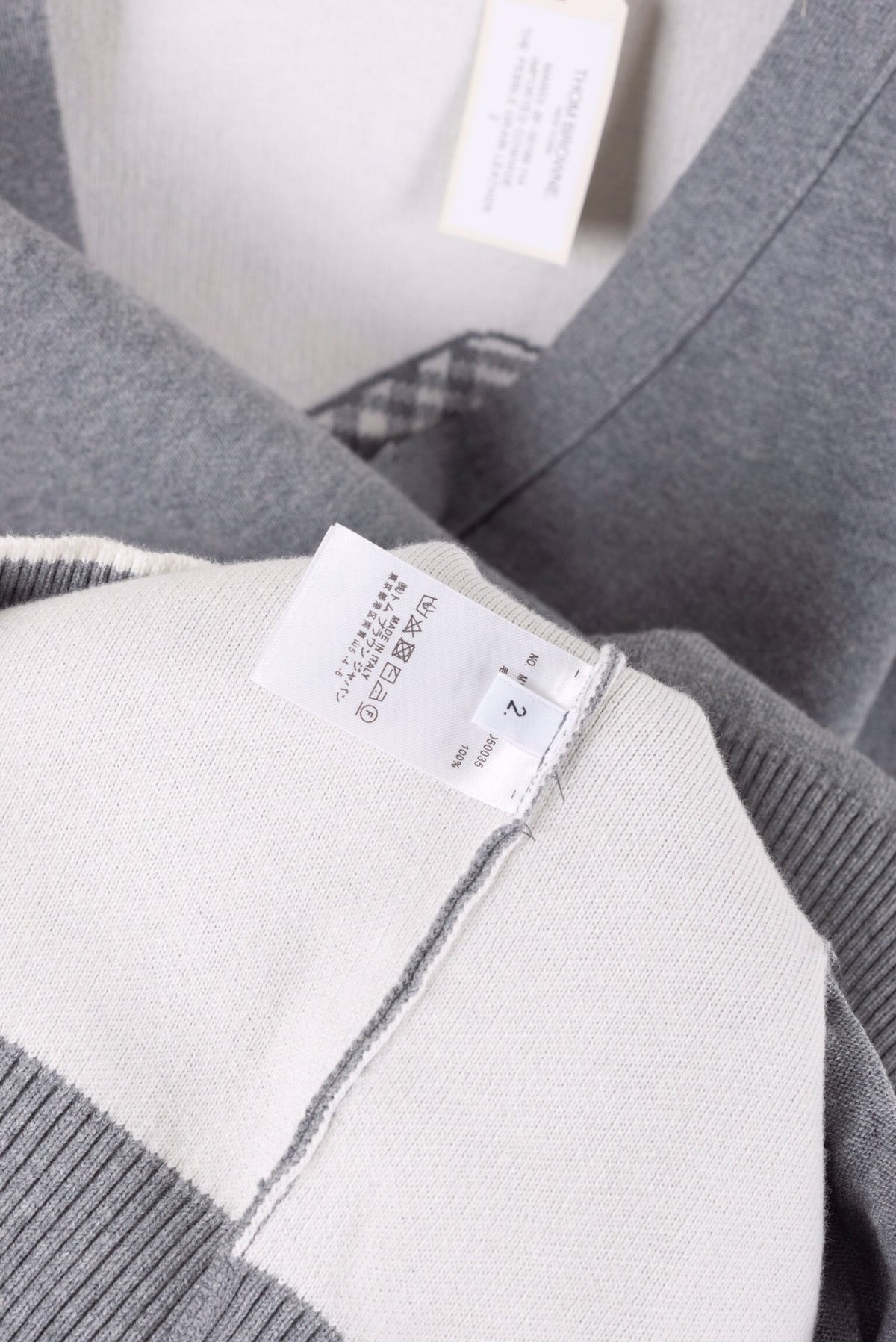 Graue Strickjacke aus Wolle, unifarben – Herren