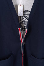 Graue Strickjacke aus Wolle, unifarben – Herren