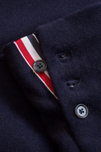 Grey Wool Plain Overcoat - Men's