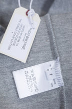Marineblaue Baumwoll-Reißverschlussjacke mit Streifenmuster für Herren