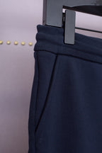 Grey Cotton Plain Joggers - Men's