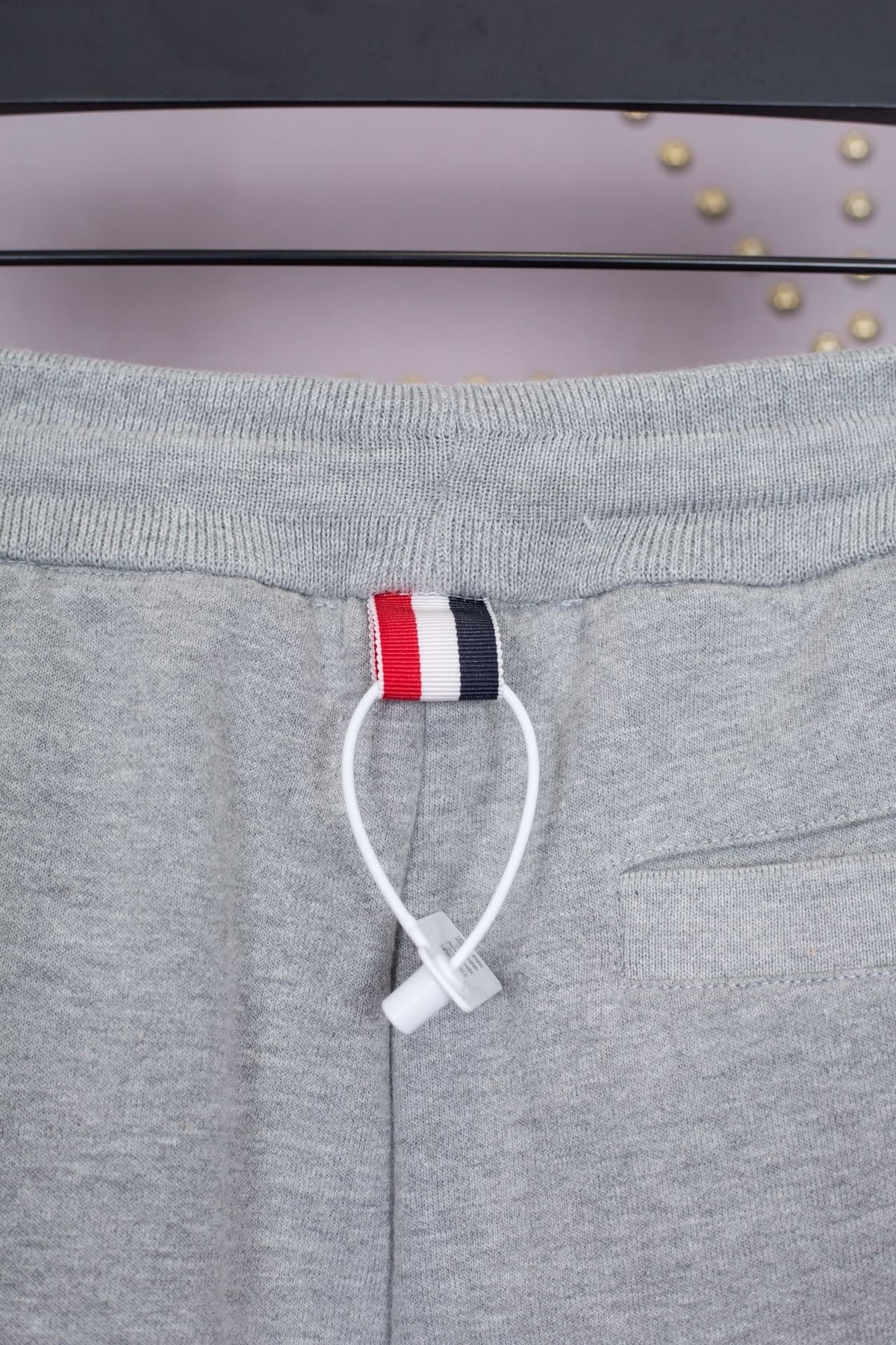 Grey Cotton Plain Joggers - Men's