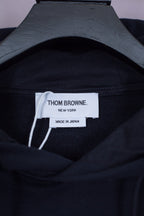 Grauer Baumwollpullover mit Streifen – Herren