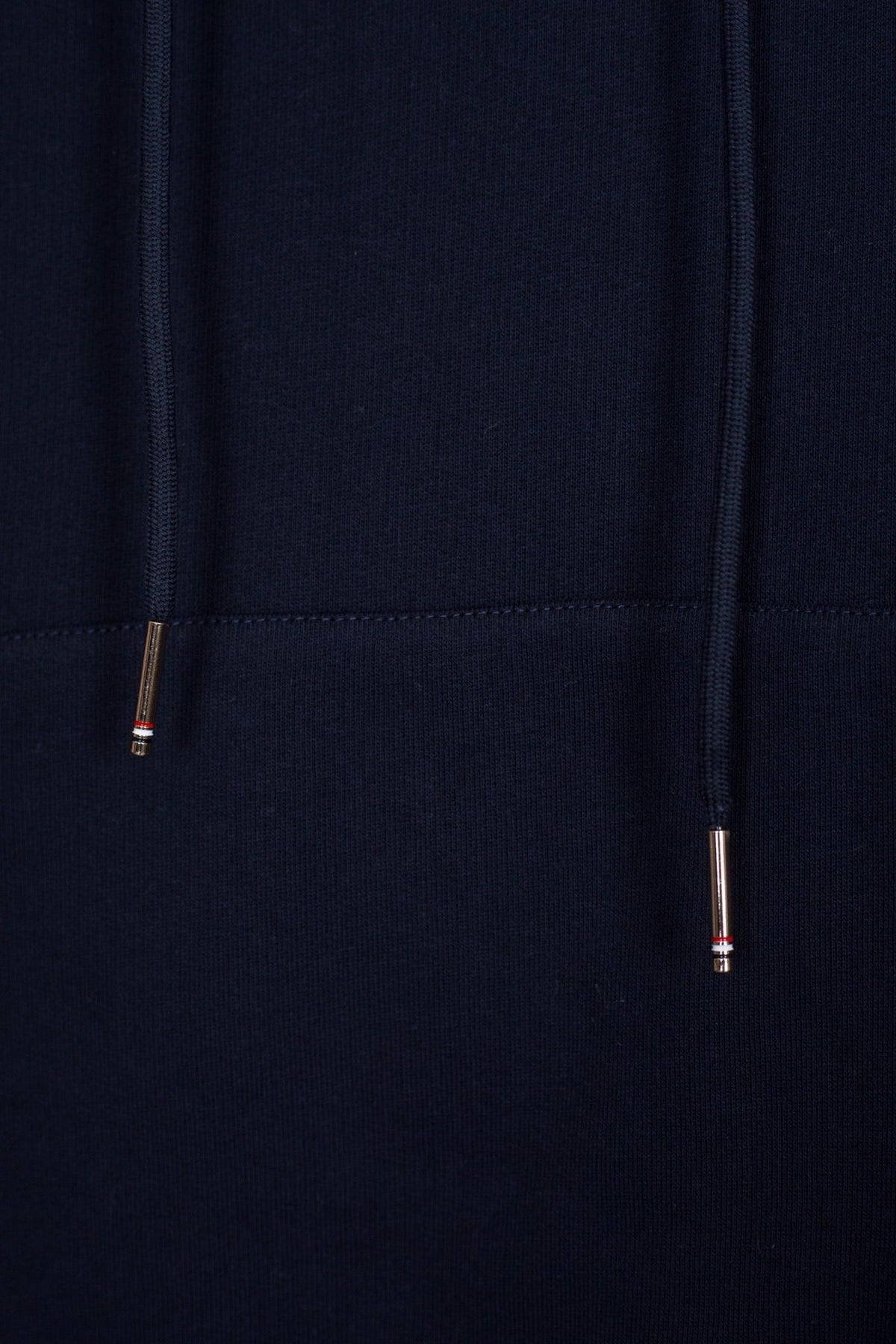 Grey Cotton Bar Stripe Pullover - Men's