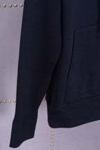 Grauer Baumwollpullover mit Streifen – Herren
