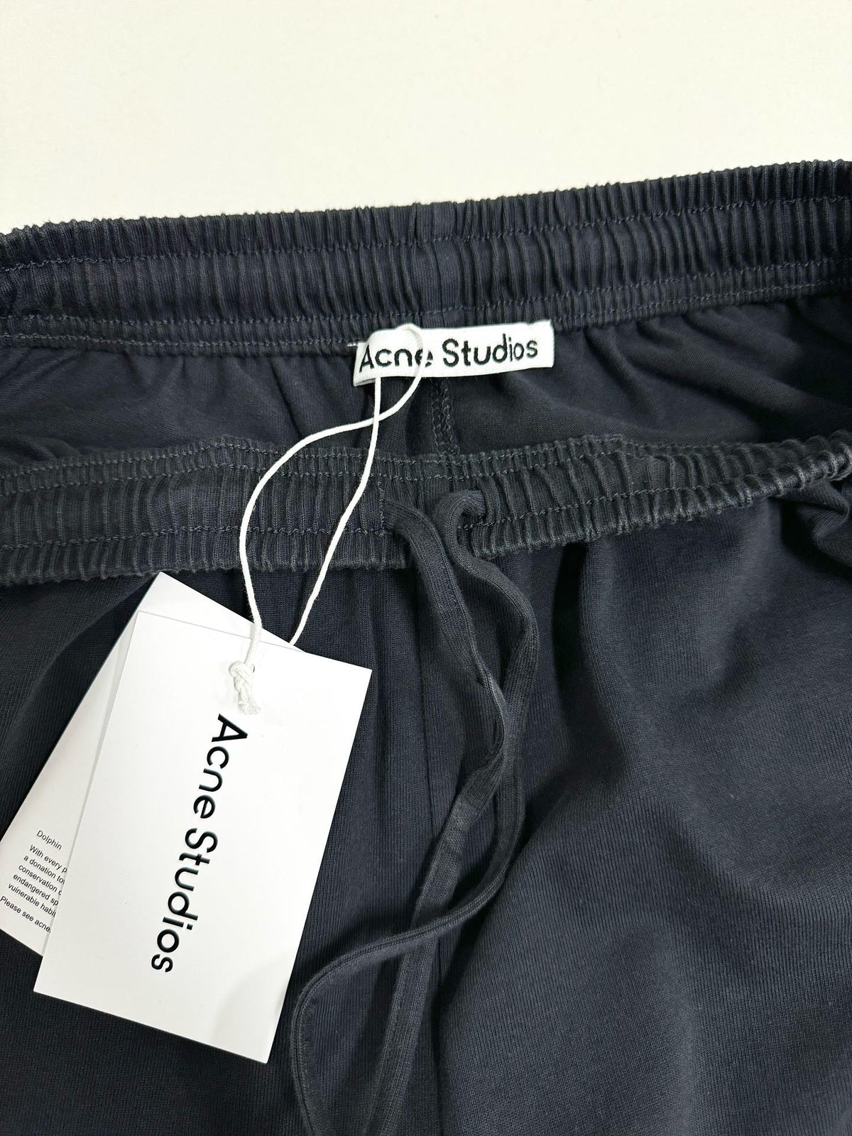 Grey Jersey Small Logo Drawstring - Men's