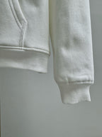 Schwarzer Baumwoll-Pullover mit Brustaufdruck – Herren