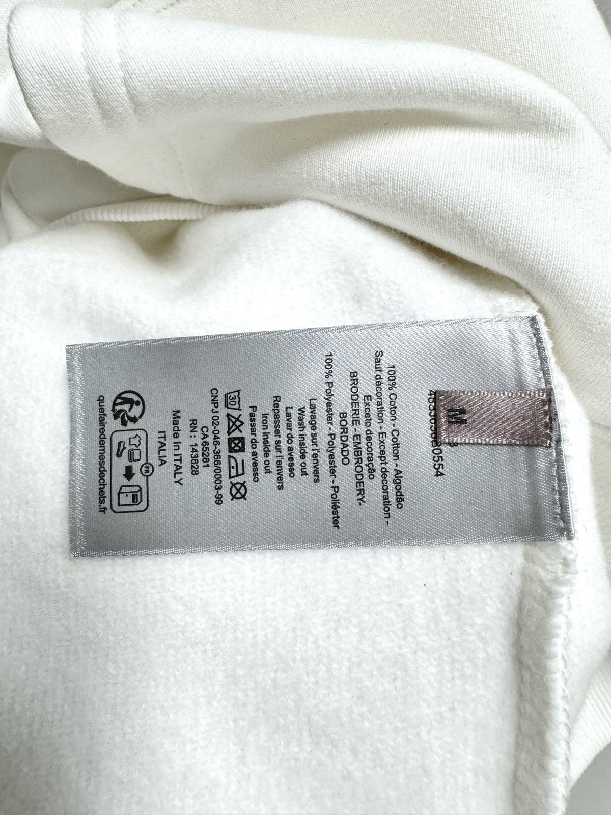 Schwarzer Baumwoll-Pullover mit Brustaufdruck – Herren