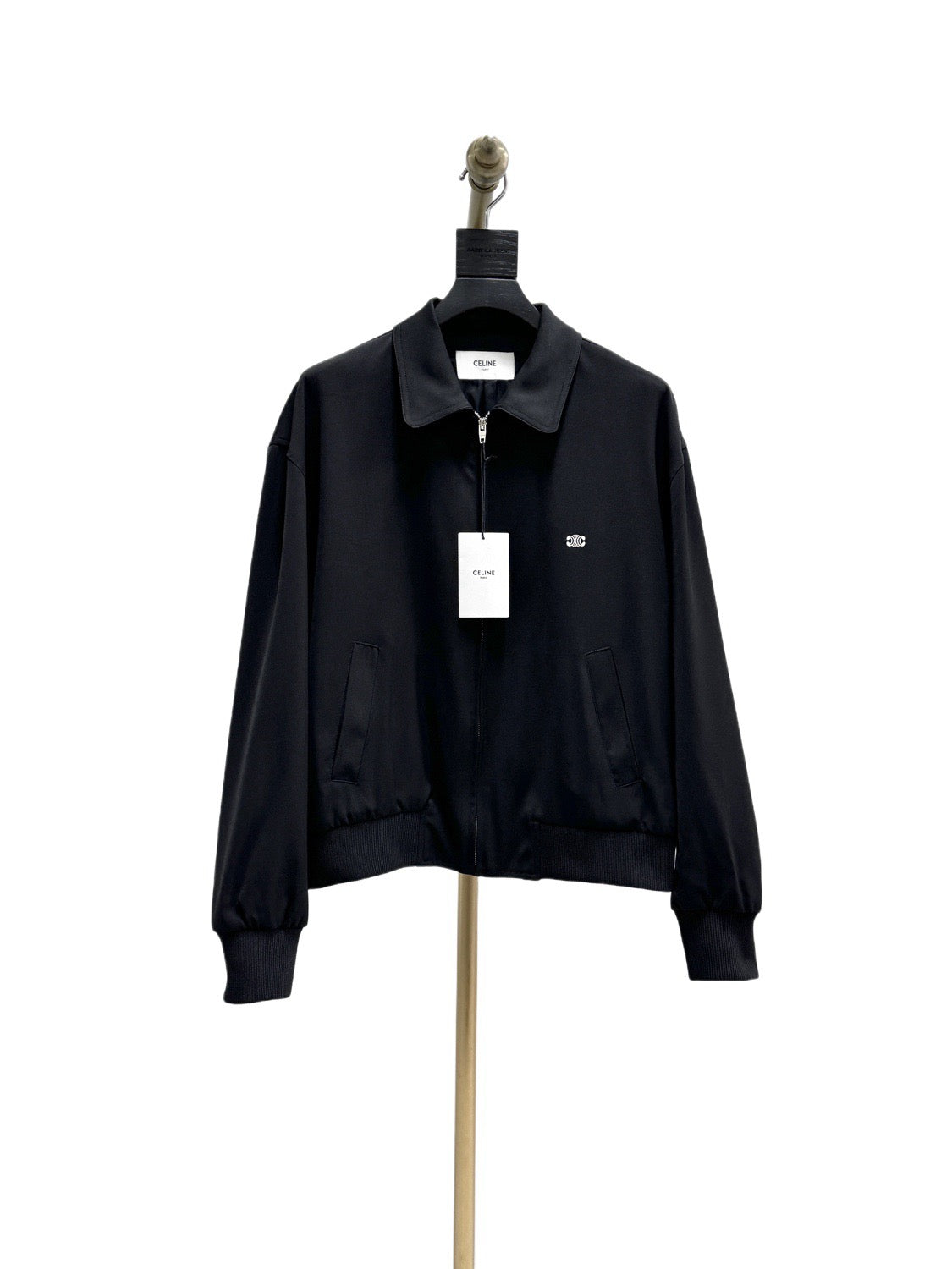Schwarzer Nylon-Blouson – Herren