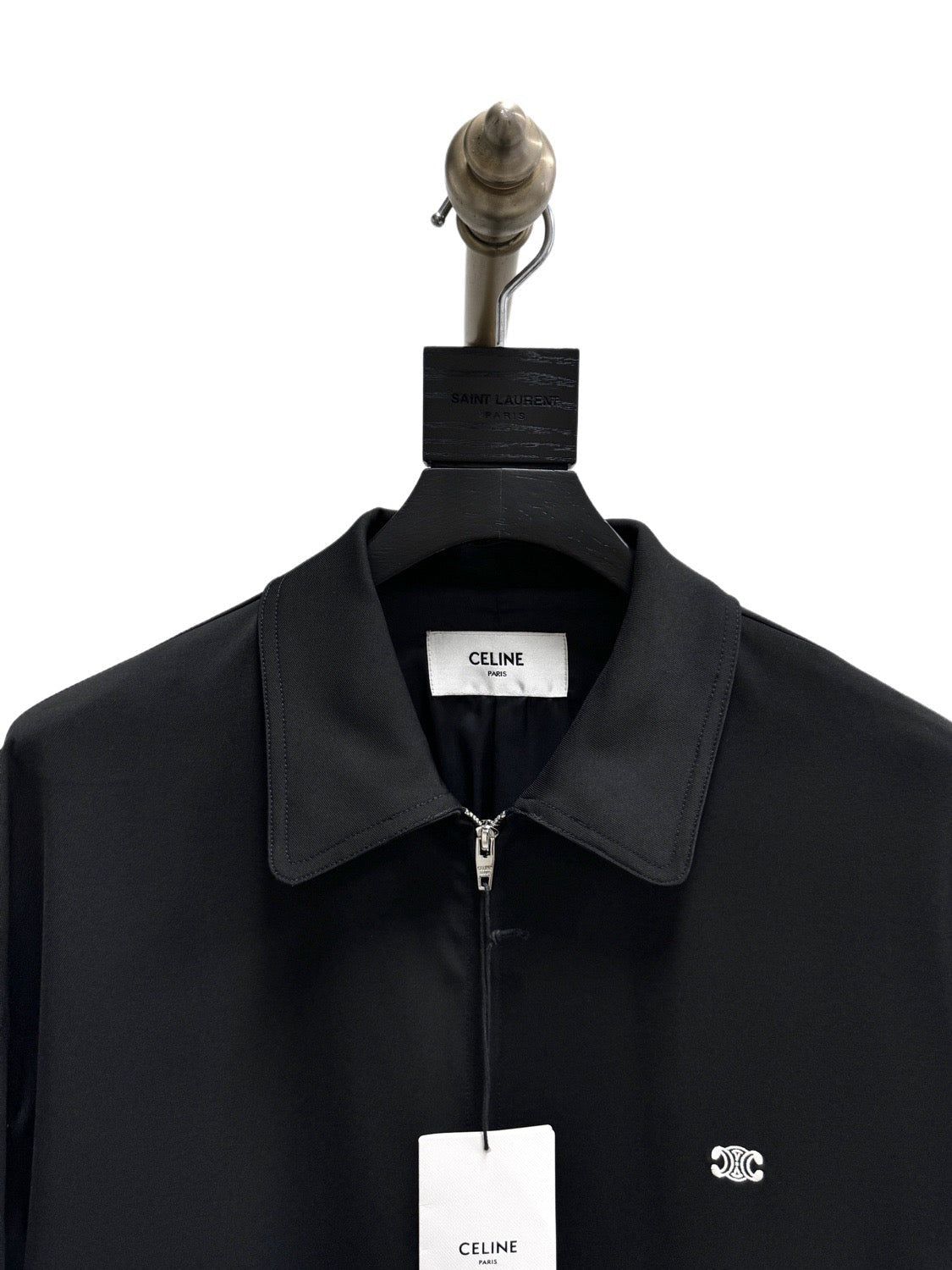 Schwarzer Nylon-Blouson – Herren