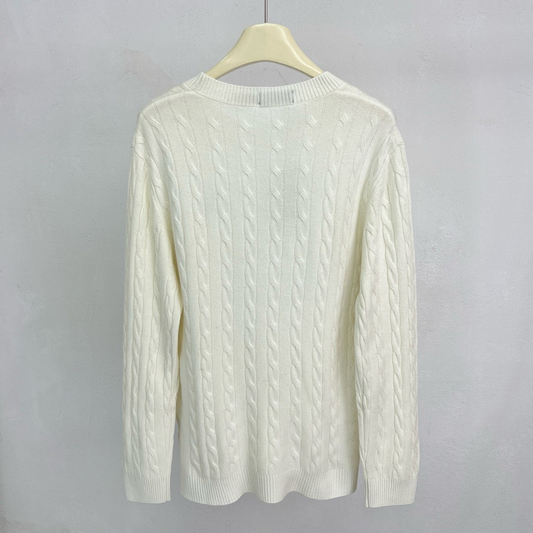 Pullover Weiß und Grau – Herren