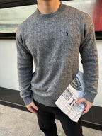 Pullover Weiß und Grau – Herren