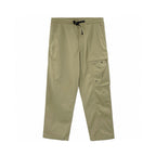 Herren Cargo Hose aus Khaki Baumwolle, uni