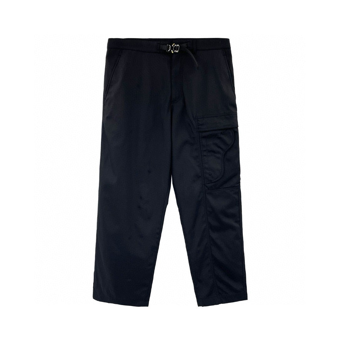 Herren Cargo Hose aus Khaki Baumwolle, uni