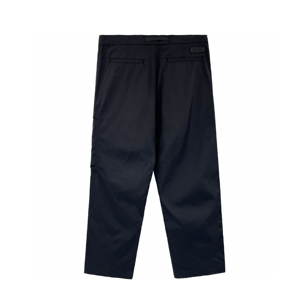 Herren Cargo Hose aus Khaki Baumwolle, uni