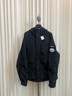 Navy Nylon Patch Parka - Men's
