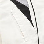 Schwarze Nylon-Trainingshose mit Einsätzen – Herren