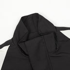 Schwarze Nylon-Trainingshose mit Einsätzen – Herren