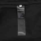 Schwarze Nylon-Trainingshose mit Einsätzen – Herren
