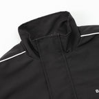 Cremefarbener Trainingsanzug aus Nylon mit Paspelierung – Herren