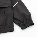 Cremefarbener Trainingsanzug aus Nylon mit Paspelierung – Herren
