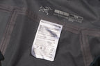 Schwarze Nylon-Technik-Hose – Herren