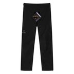 Schwarze Nylon-Technik-Hose – Herren