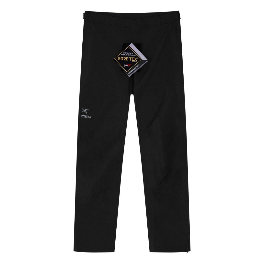 Schwarze Nylon-Technik-Hose – Herren