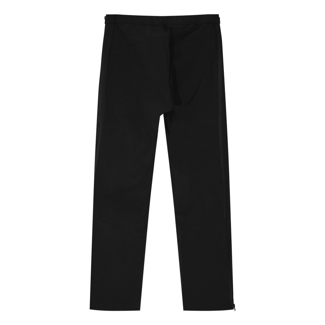 Schwarze Nylon-Technik-Hose – Herren