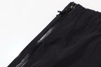 Schwarze Nylon-Technik-Hose – Herren