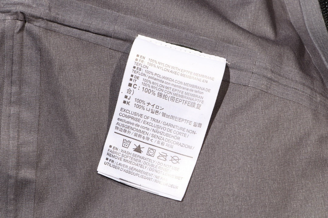 Schwarze Nylon-Technik-Hose – Herren