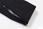 Schwarze Nylon-Technik-Hose – Herren