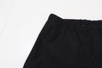 Schwarze Nylon-Technik-Hose – Herren