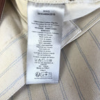 Cremefarbenes Strickripp Straight - Herren