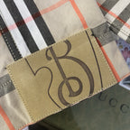 Beiges Overshirt aus Baumwolle mit Karomuster – Herren