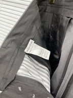 Grey Cotton Striped Leg Joggers - Men's