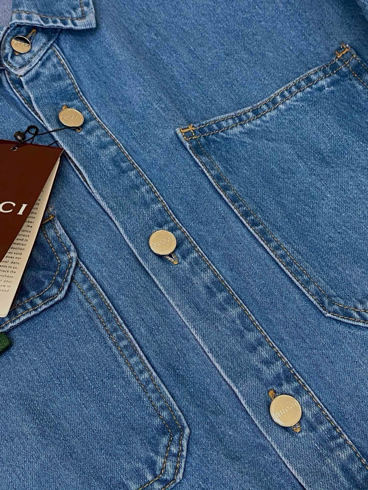 Blue Denim einfarbig Langarm - Herren