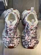 Graffiti Print Mesh Sneakers