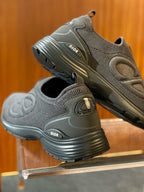 Knit Runner Olive Sneakers - Men's