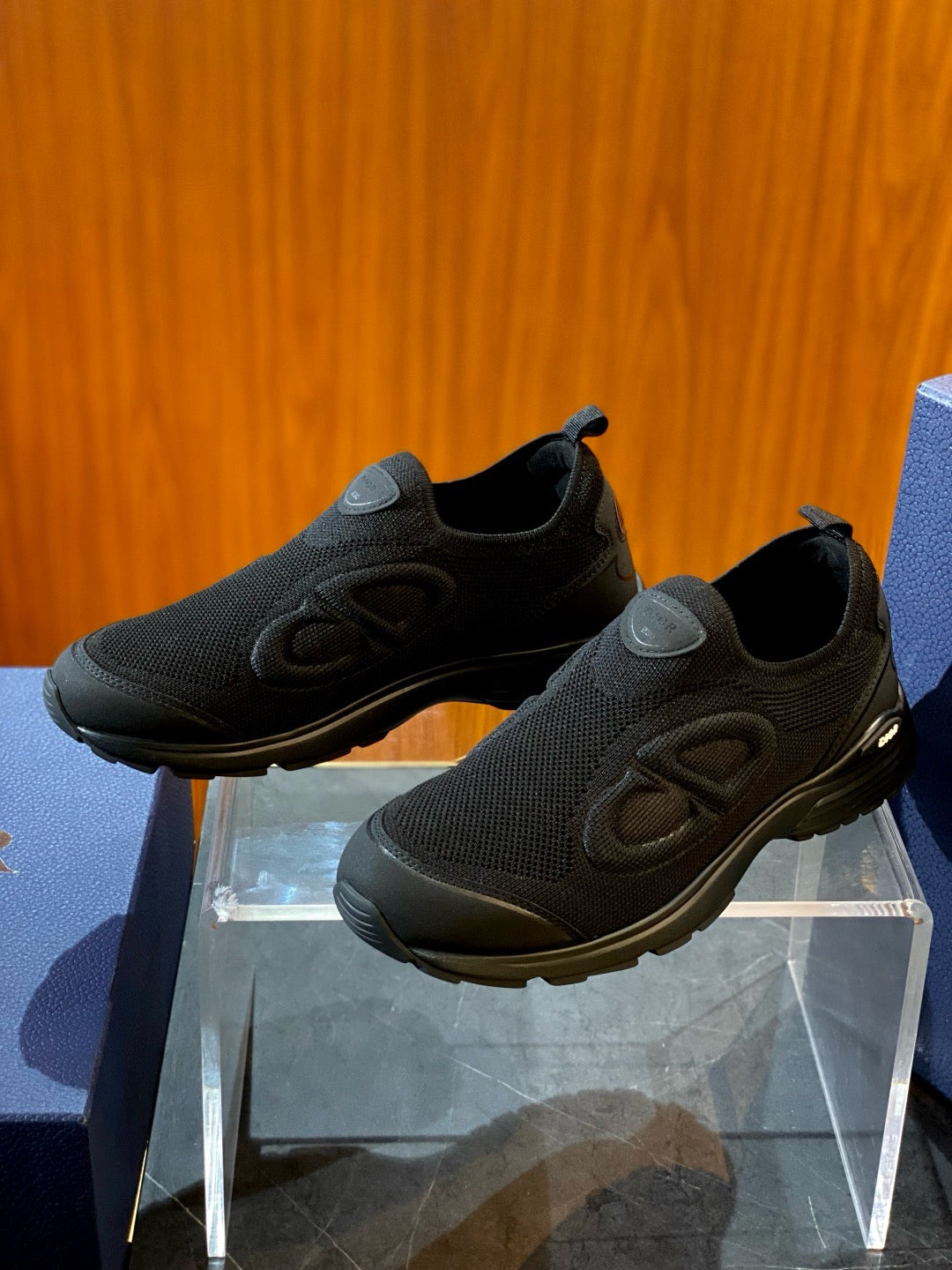 Knit Runner Olive Sneakers - Men's