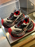 Panelled Runner Dunkelgraue Sneakers