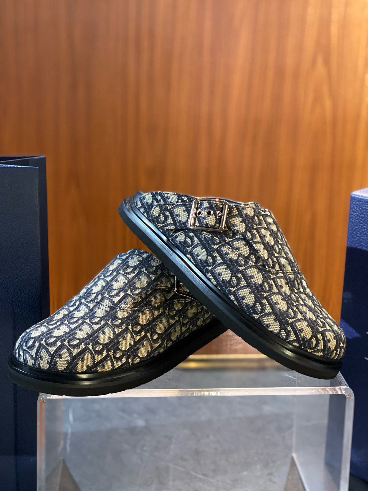 Mehrfarbige Mules
