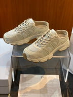 Grey Mesh Print Runner - Women's