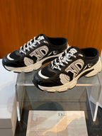 Grey Mesh Print Runner - Women's