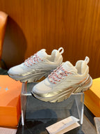 Mesh Runner Yellow Sneakers - Men's