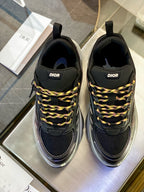 Mesh Runner Yellow Sneakers - Men's