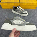 Grey Mesh Colourblock Chunky - Men's